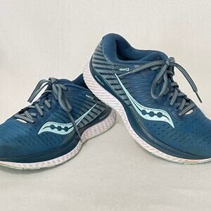 Saucony Shoes Women’s 7.5 WIDE Running Sneakers S10549-25 Guide 13 Blue Trainers